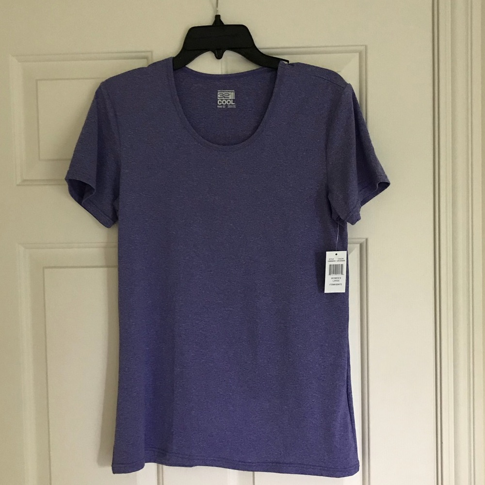 32 Degrees Cool Weatherproof Purple Tee Size Large